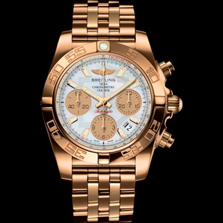 Buy Discount Breitling Chronomat 41 Rose Gold watch